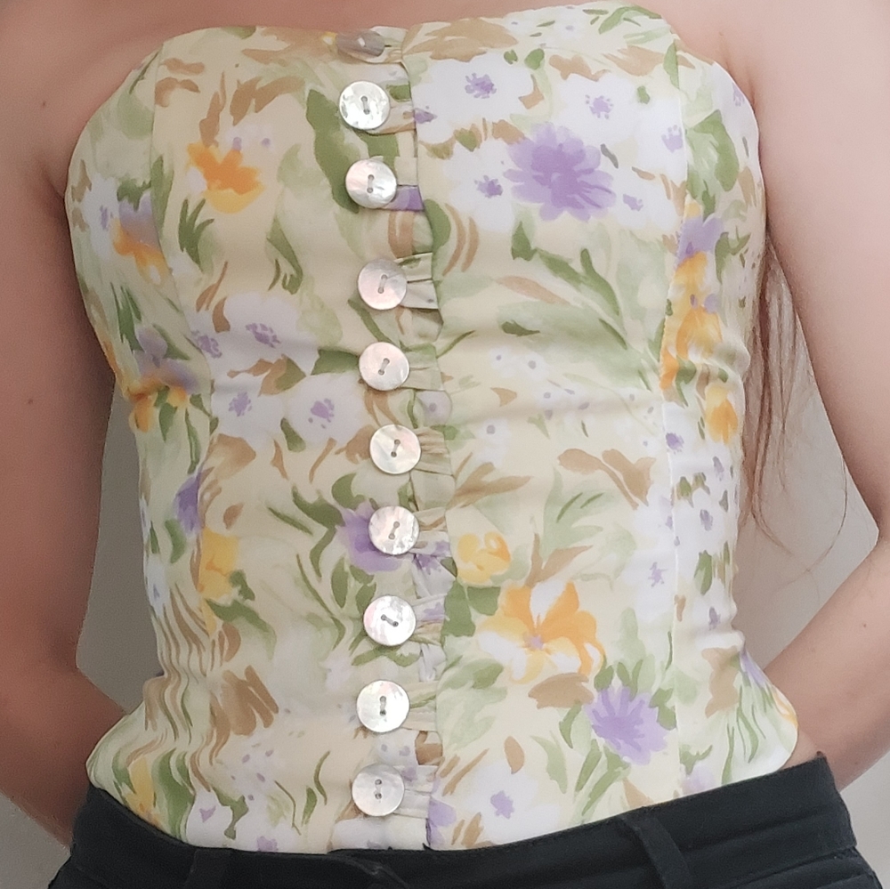 Retro corset top